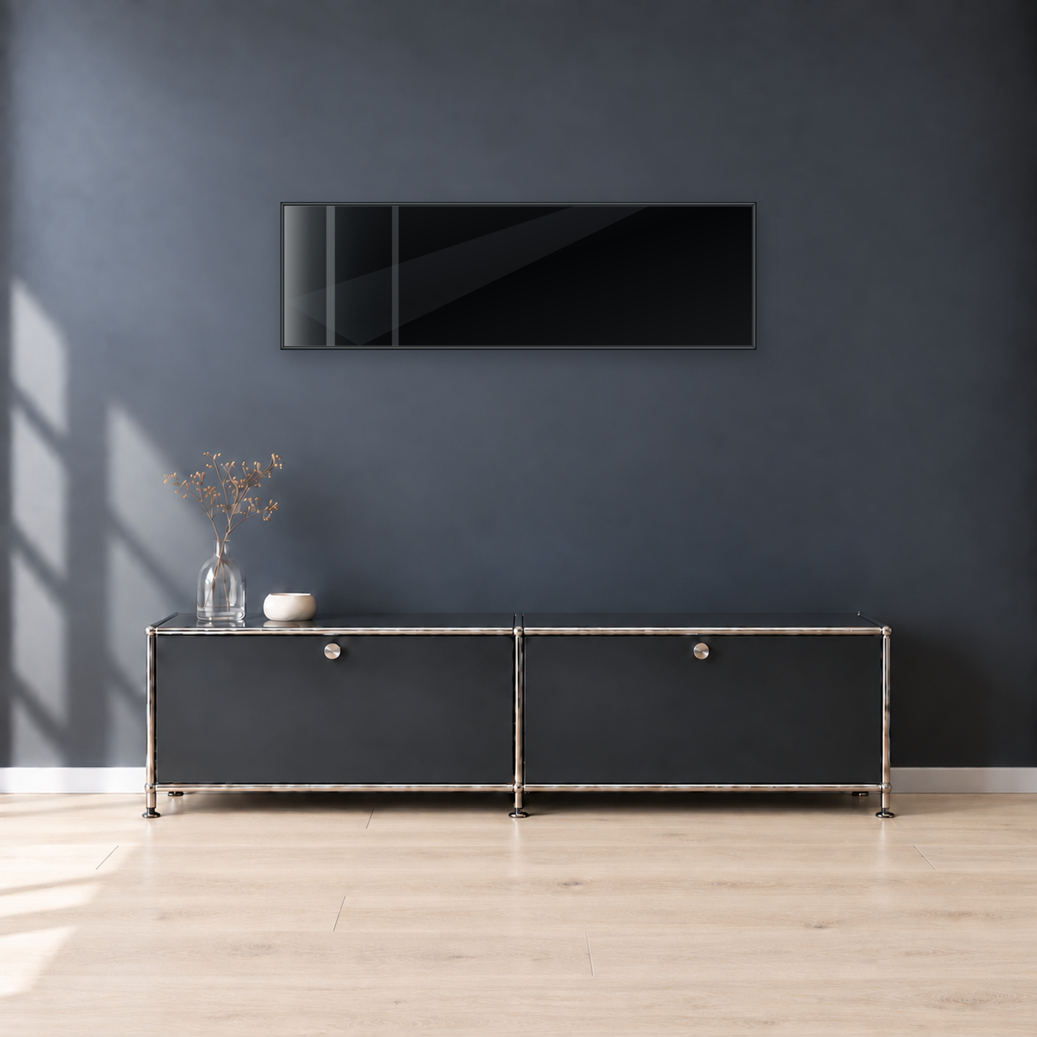 Infrarotheizung KONTUR schwarz 130 x 40 cm 500 W