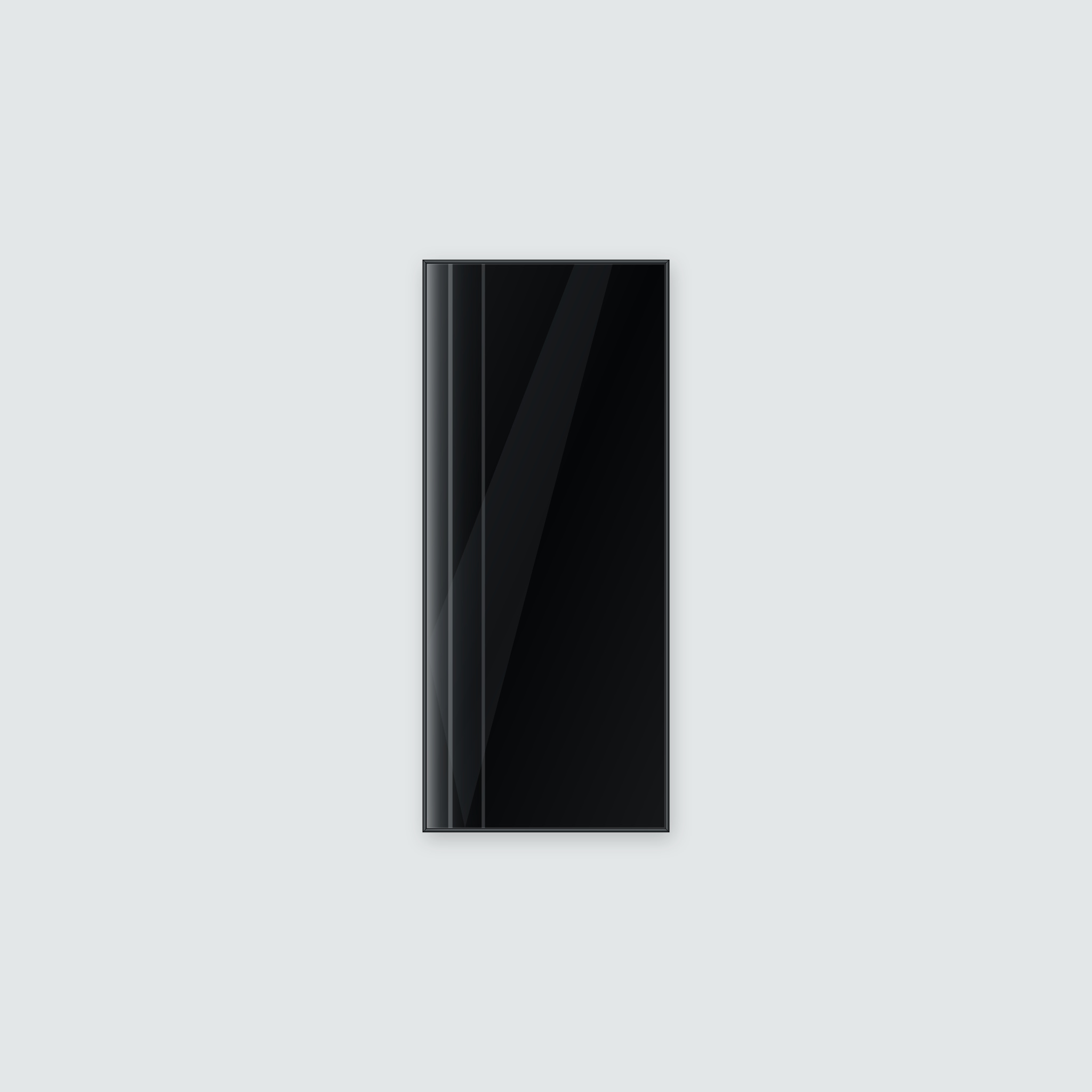 Infrarotheizung KONTUR schwarz 140 x 60 cm 900 W – Ansicht 3