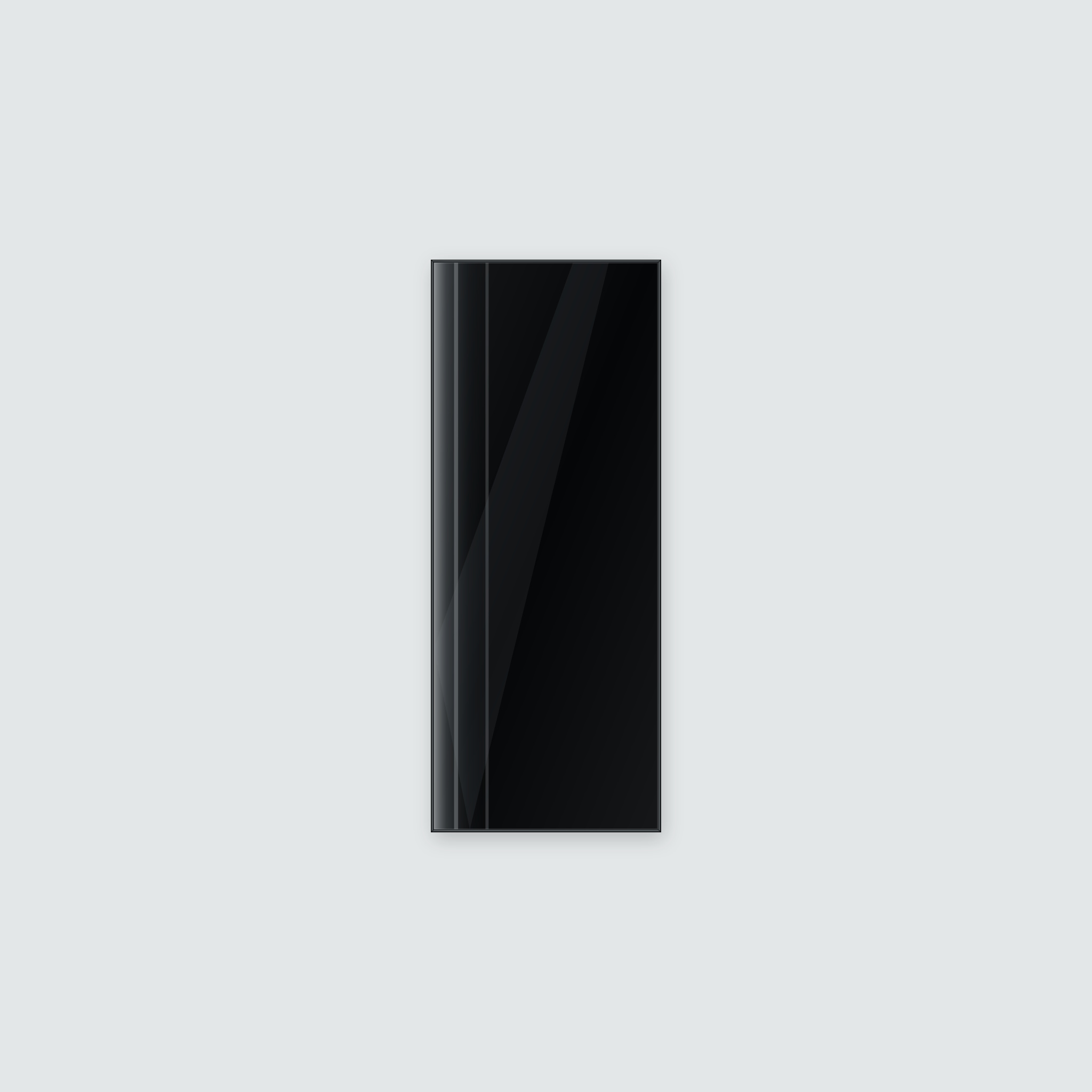 Infrarotheizung KONTUR schwarz 200 x 80 cm 1400 W – Ansicht 3