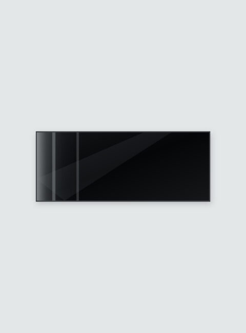 Infrarotheizung KONTUR schwarz 200 x 80 cm 1400 W – Ansicht 2
