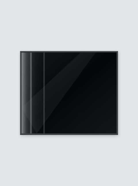 Infrarotheizung KONTUR schwarz 70 x 60 cm 400 W – Ansicht 2