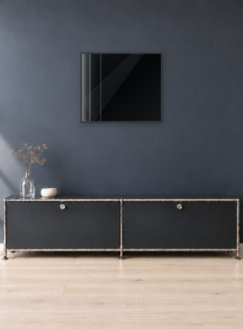 Infrarotheizung KONTUR schwarz 70 x 60 cm 400 W