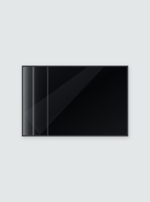 Infrarotheizung KONTUR schwarz 90 x 60 cm 500 W – Ansicht 2