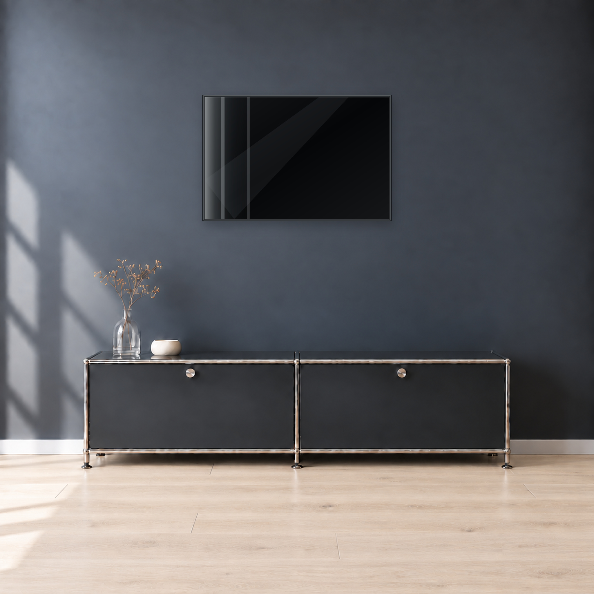 Infrarotheizung KONTUR schwarz 90 x 60 cm 500 W
