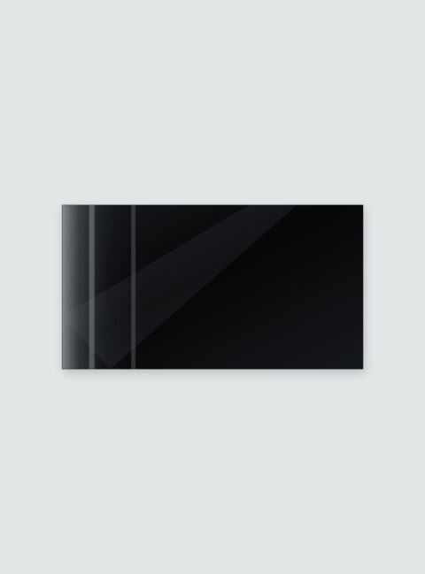 Infrarotheizung PUR schwarz 110 x 60 cm 600 W – Ansicht 2
