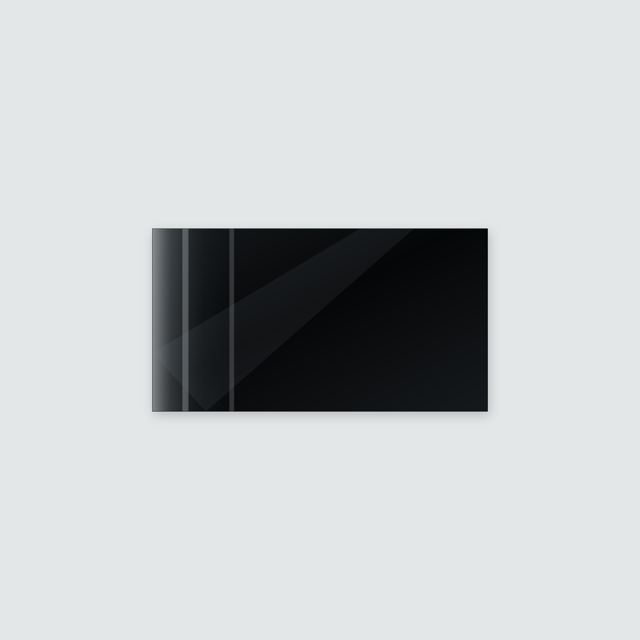 Infrarotheizung PUR schwarz 110 x 60 cm 600 W – Ansicht 2