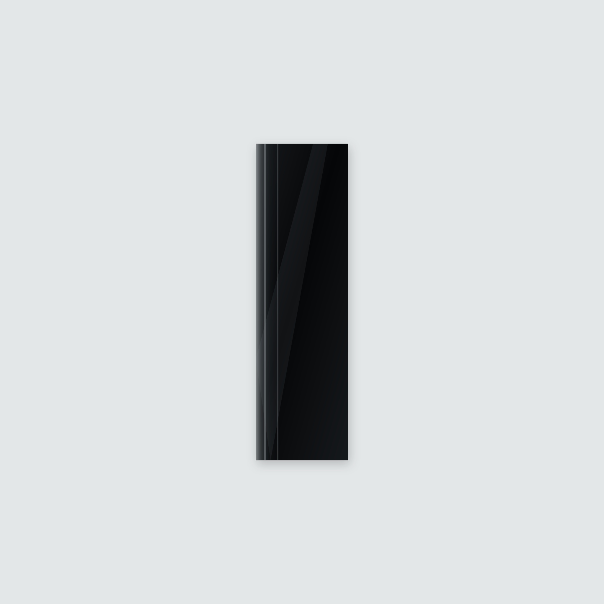 Infrarotheizung PUR schwarz 120 x 35 cm 320 W – Ansicht 3
