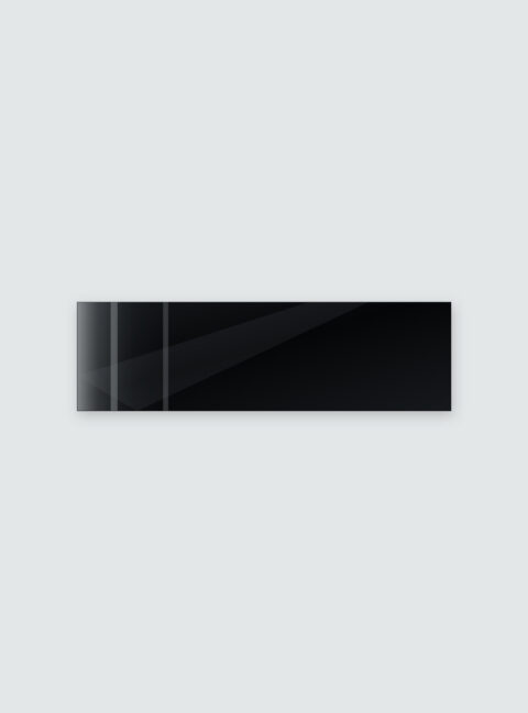Infrarotheizung PUR schwarz 120 x 35 cm 320 W – Ansicht 2