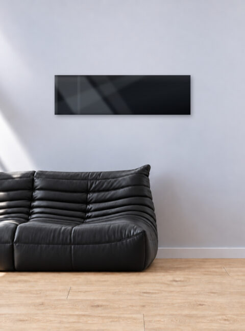 Infrarotheizung PUR schwarz 120 x 35 cm 320 W