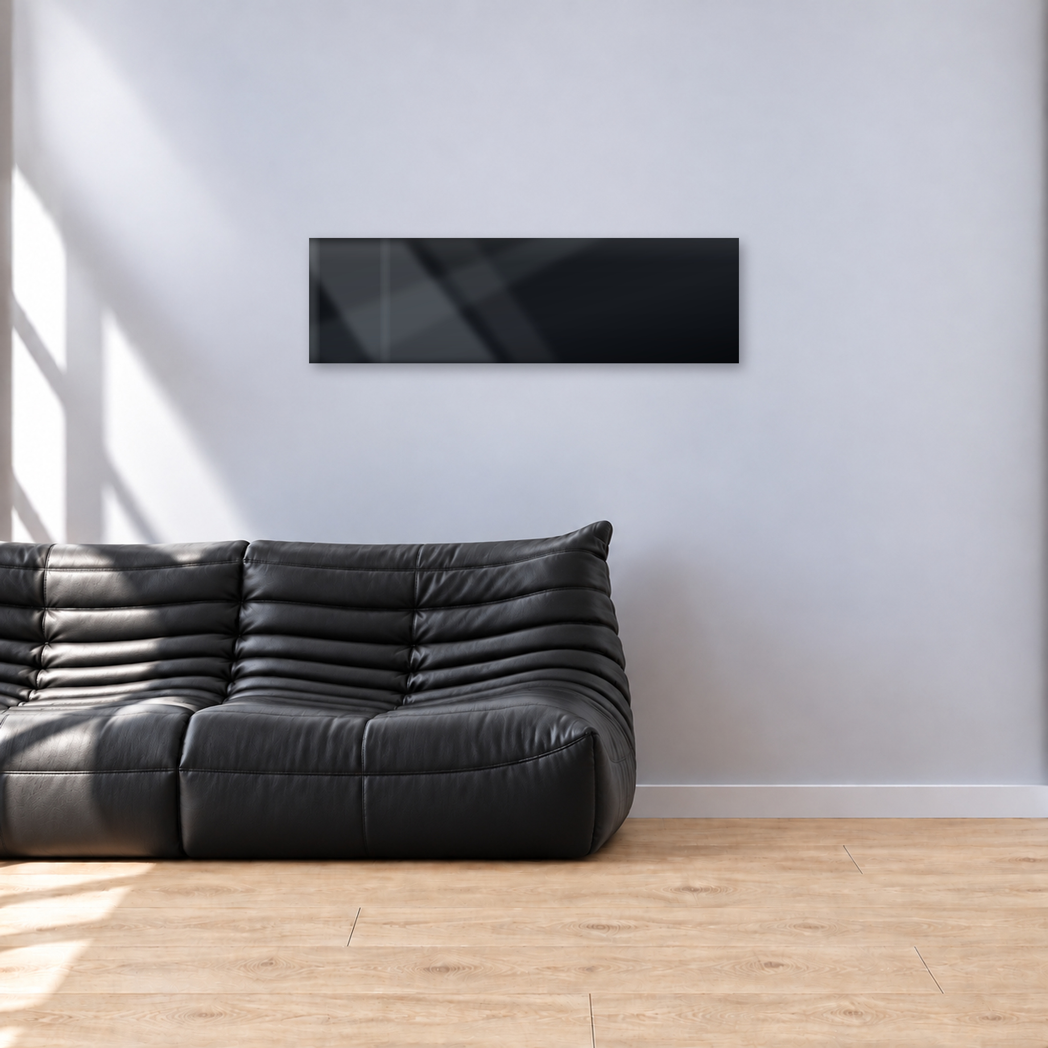 Infrarotheizung PUR schwarz 120 x 35 cm 320 W