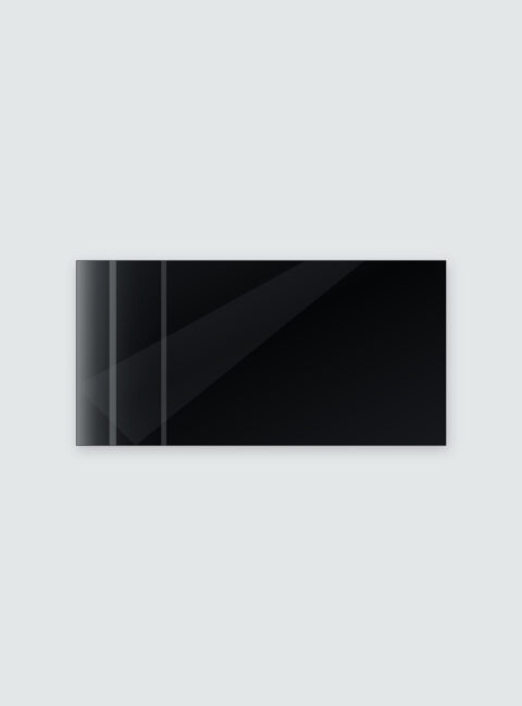 Infrarotheizung PUR schwarz 120 x 60 cm 700 W – Ansicht 2