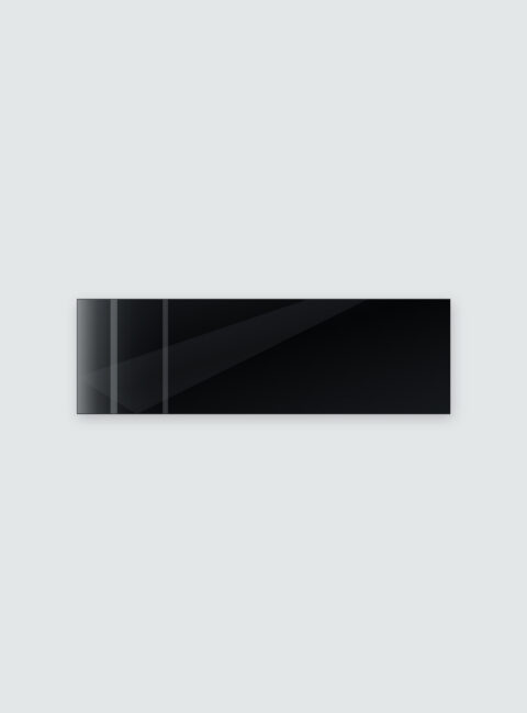 Infrarotheizung PUR schwarz 130 x 40 cm 500 W – Ansicht 2