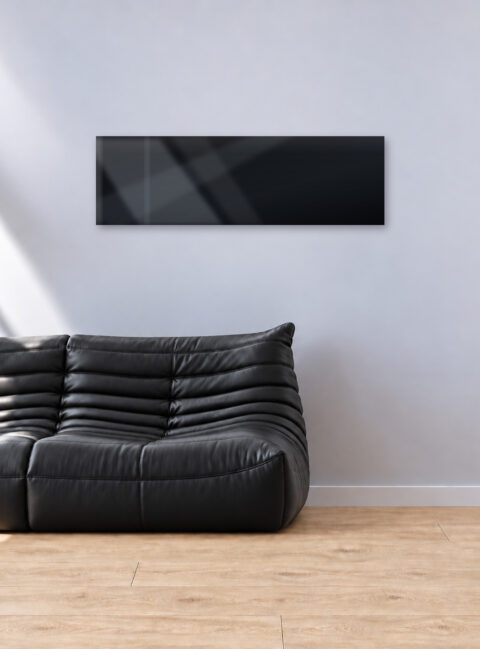 Infrarotheizung PUR schwarz 130 x 40 cm 500 W