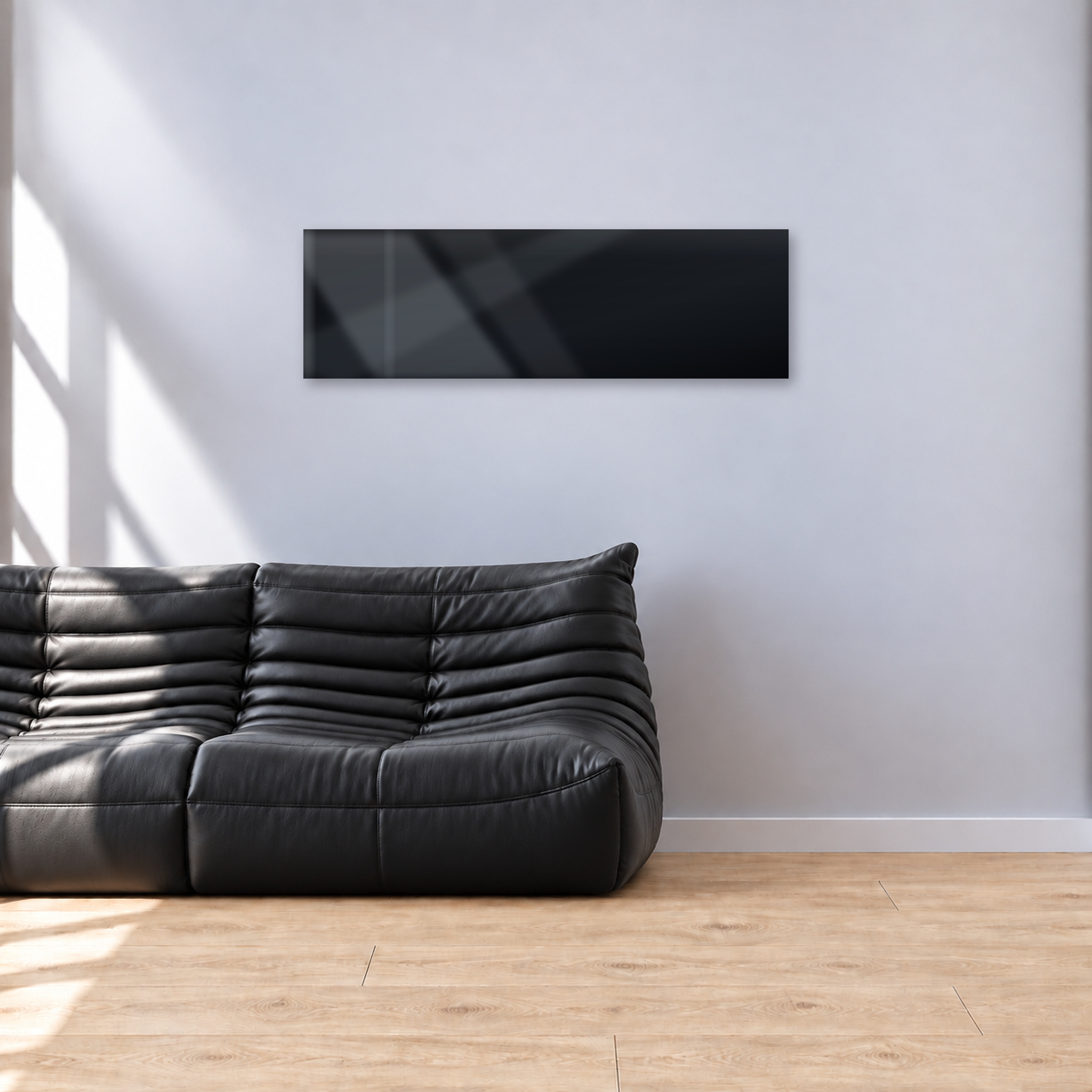 Infrarotheizung PUR schwarz 130 x 40 cm 500 W