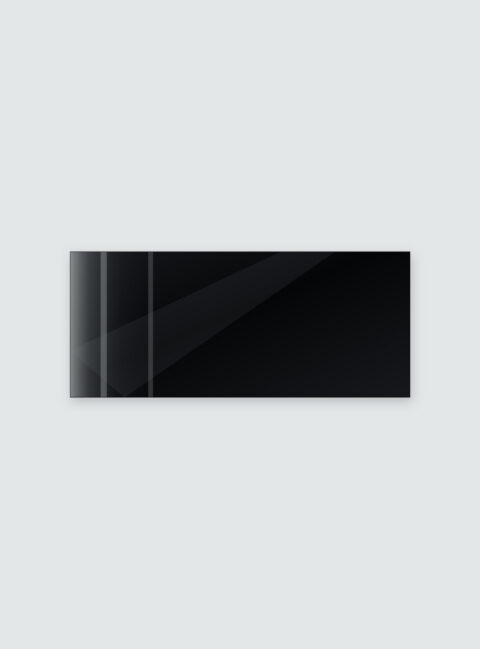 Infrarotheizung PUR schwarz 140 x 60 cm 900 W – Ansicht 2