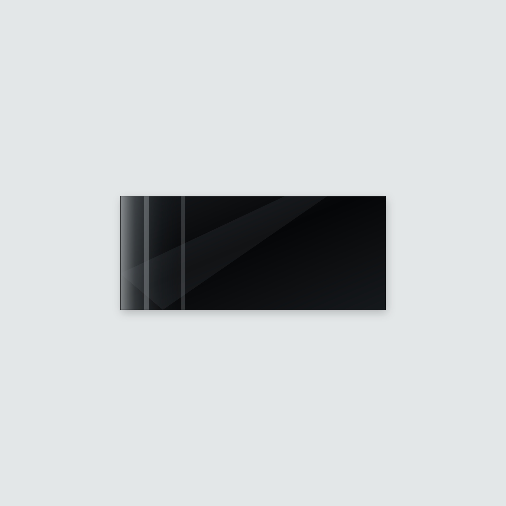 Infrarotheizung PUR schwarz 140 x 60 cm 900 W – Ansicht 2