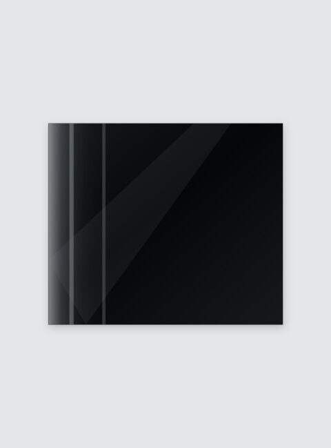 Infrarotheizung PUR schwarz 70 x 60 cm 400 W – Ansicht 2