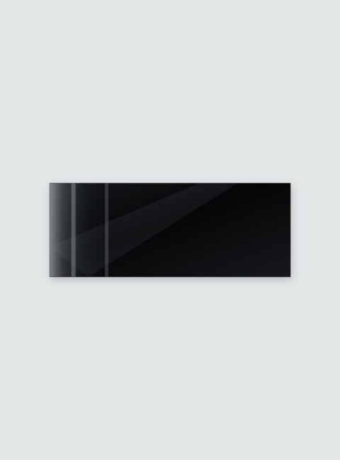 Infrarotheizung PUR schwarz 90 x 35 cm 250 W – Ansicht 2