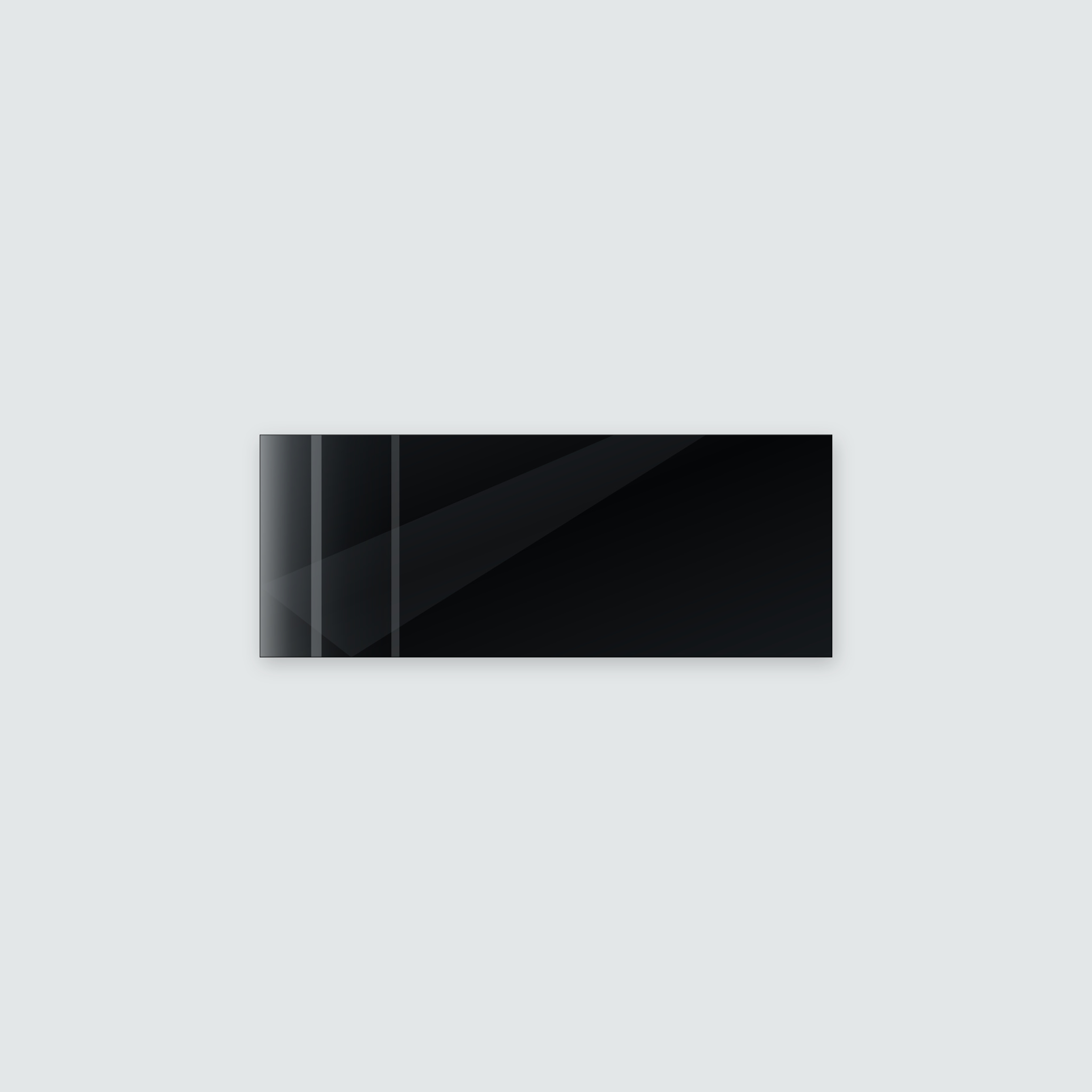 Infrarotheizung PUR schwarz 90 x 35 cm 250 W – Ansicht 2