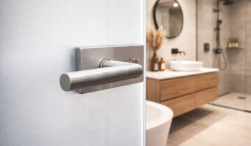 Schiebetür statt Drehtür im Bad